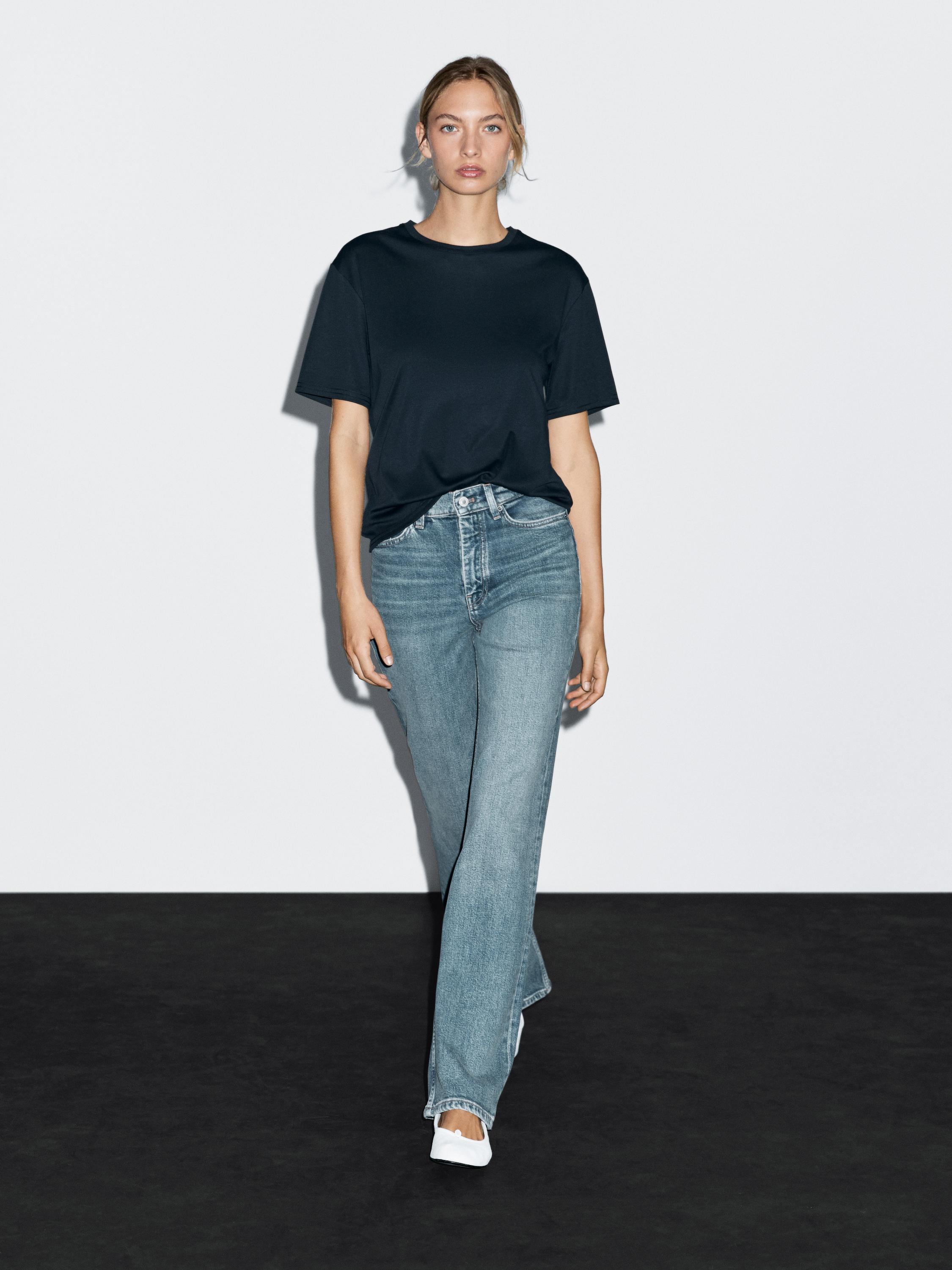 Jean bootcut taille haute